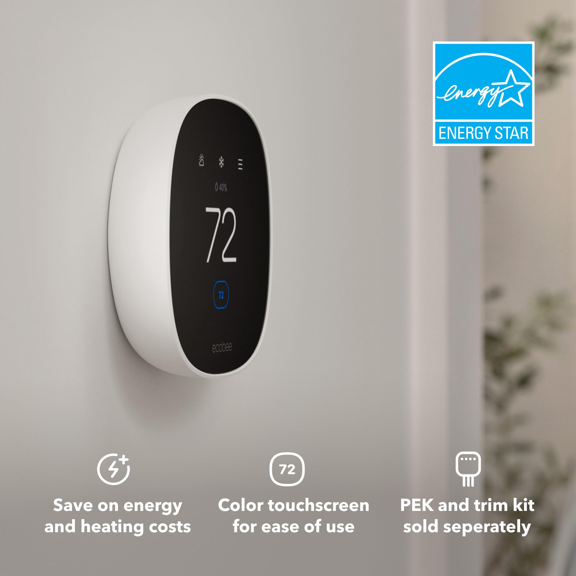Smart WiFi Thermostat Energy Efficient Voice Control